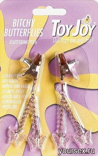 Украшение для груди Bitchy Butterflies - Fluttering Pink
