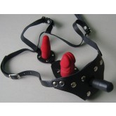 Трусики Harness Vac-U-Lock с анально-вагинальной стимуляцией - Sitabella