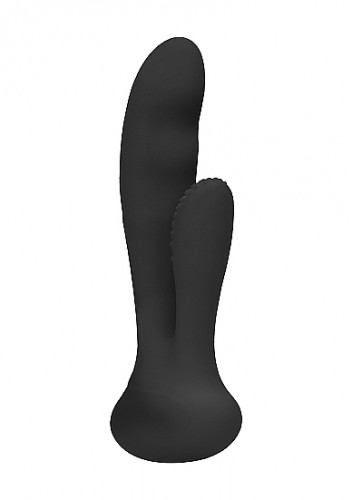  G-Spot and Clitoral Vibrator Flair Black Shotsmedia