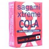 Латексные презервативы Sagami Xtreme Cola, 3шт