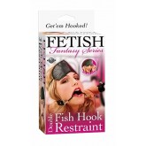 Расширитель для рта + маска Double Fish Hook Restraint, чёрный