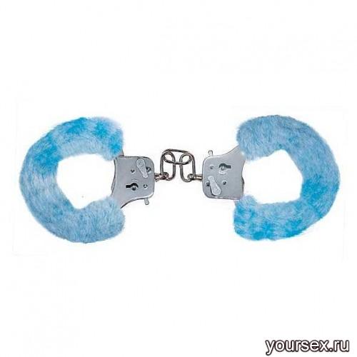 Наручники Furry Fun Cuffs - Pale Blue Plush 