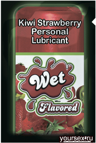   Wet Flavored Kiwi Strawberry Pouch, 3 