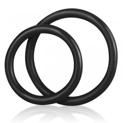Силиконовые Кольца Silicone Cock Ring Set черные