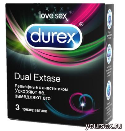     Durex Dual Extase, 3 