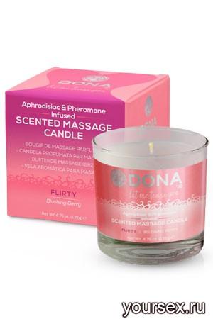   DONA Scented Massage Candle Flirty Aroma: Blushing Berry 135 