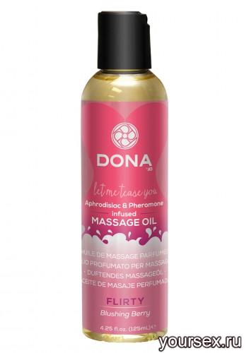   DONA Scented Massage Oil Flirty Aroma: Blushing Berry 125 