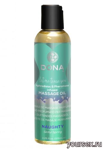   DONA Scented Massage Oil Naughty Aroma Sinful Spring, 125 