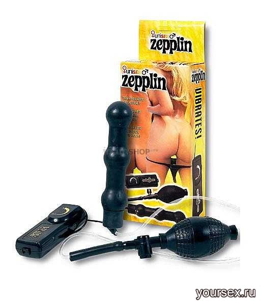   Zepplin Black Inflatable Anal Wand Seven Creations, 