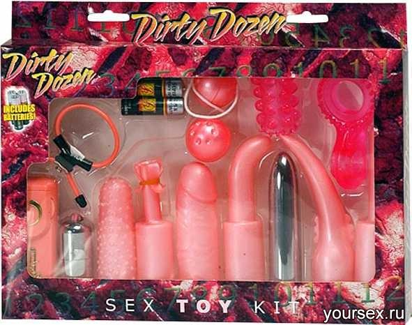  12  Dirty Dozen Sex Toy Kit Pink