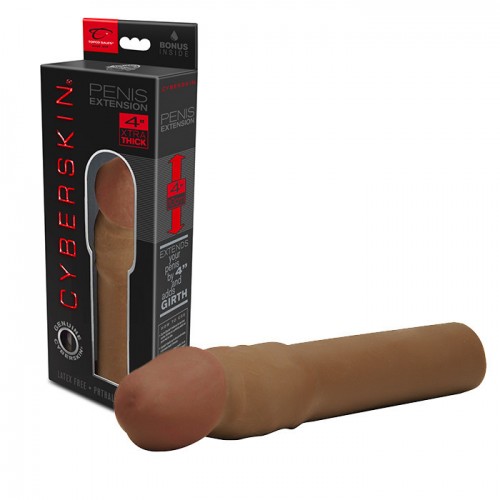  CyberSkin- 4 inch Xtra Thick Transformer Penis Extension, 