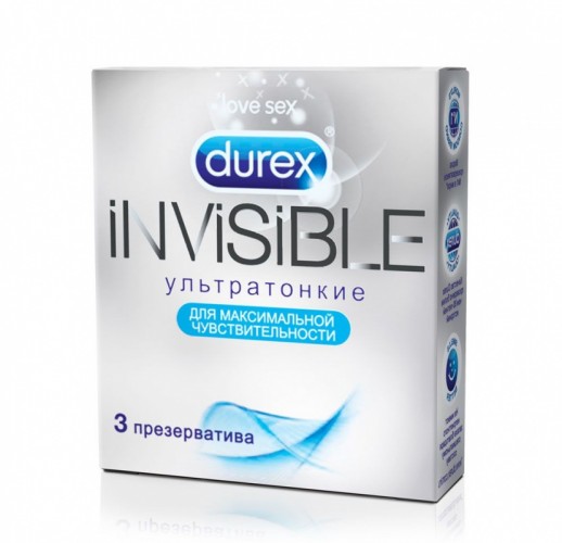   Durex Invisible, 3 
