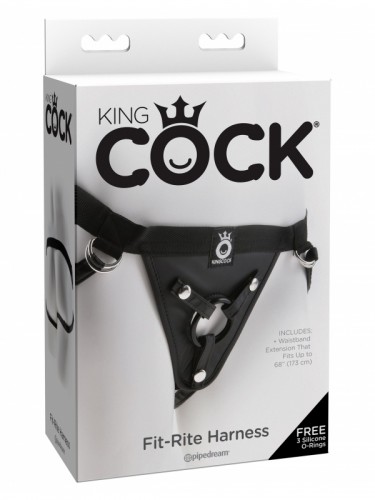    PipeDream King Cock Fit-Rite Harness, D=5 