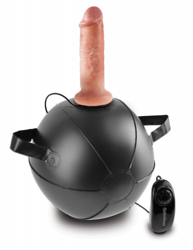  -        PipeDream Vibrating Mini Sex Ball with 6 Dildo, 