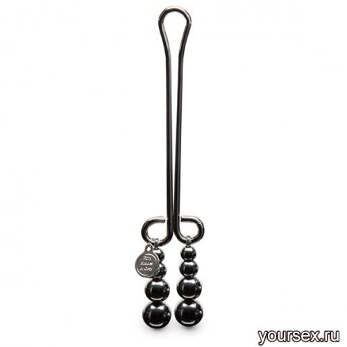    Fifty Shades Darker Just Sensation Beaded Clitoral Clamp