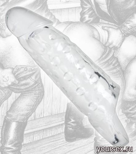      Tom of Finland Clear Realistic Cock Enhancer 