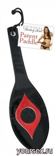 Хлопалка Black n' Red Patent Paddle