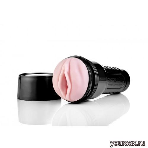 Мастурбатор с вибрацией Fleshlight Vibro Pink Lady Touch, розовый