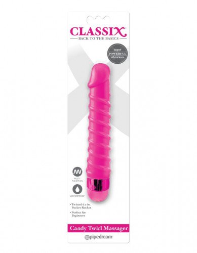      Pipedream Classix Candy Twirl Massager, 